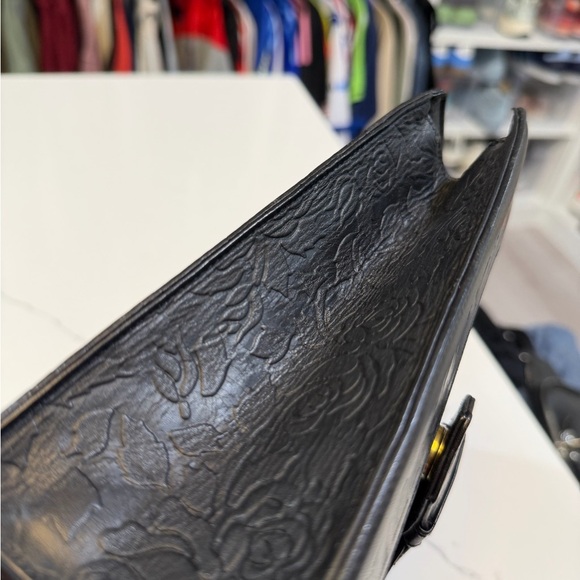 Valentino Black Embossed Women's Bag - Picture 8 of 9